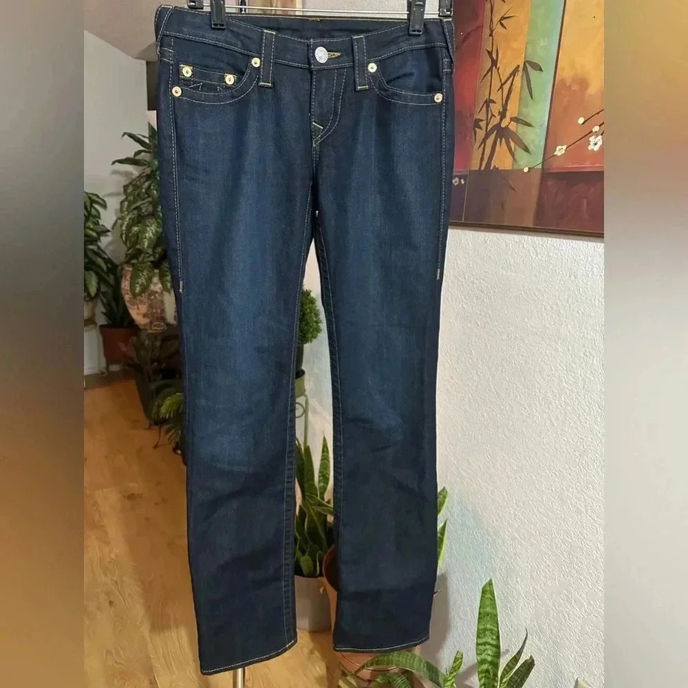 True Religion fashion for the senses straight jeans women’s size 28/33
